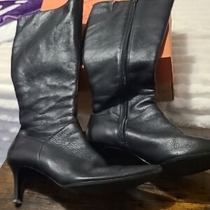 Colin Stuart Black Heeled Boots